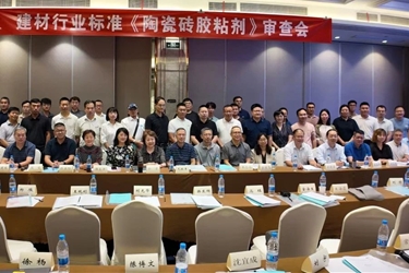 四川樂誠新材料有限公司參加行業(yè)標準JC/T-547《陶瓷磚膠粘劑》審查會